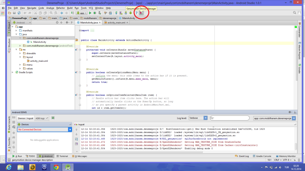 genymotion and android studio genymotion and android studio
