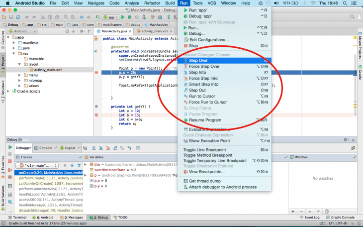 Android Studio Debug Kullanımı