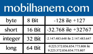 Java Veri Tipleri ve Değişkenler - 1