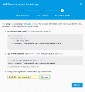 firebase gradle ayarları