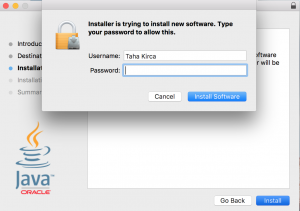 Mac OS X JDK kurulum