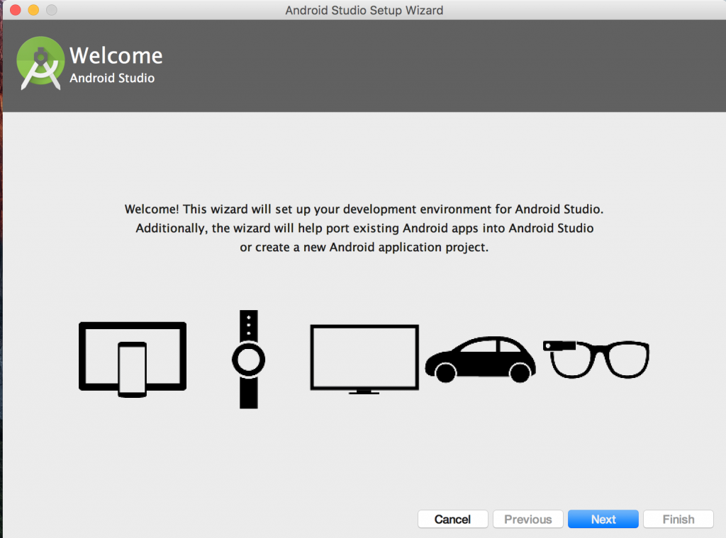 android studio for mac os x 10.7.5