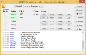 xampp kurulumu 7