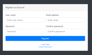 Form Validations Form tasarımı