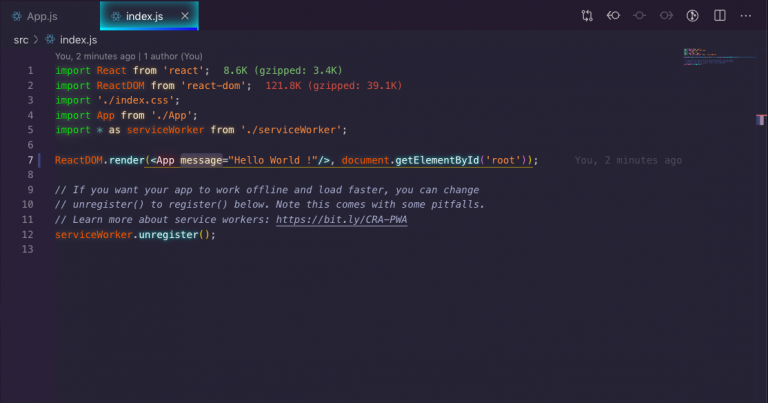 intellij reactjs